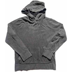 Abercrombie & Fitch Gray Hoodie Sweater Thick Knit Men's Size S